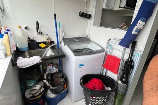 Área de serviço de apartamento à venda com 2 quartos, 57m² em Cidade das Flores, Osasco