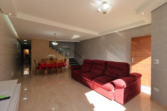 Sala de casa à venda com 3 quartos, 252m² em Parque João Ramalho, Santo André