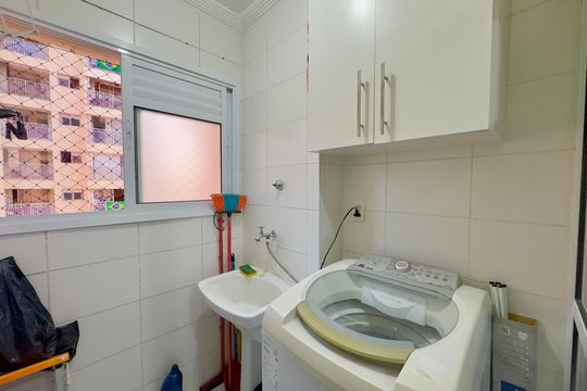 Área de Serviço de apartamento para alugar com 3 quartos, 63m² em Ponte Grande, Guarulhos