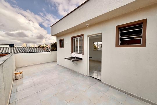 Área gourmet de apartamento à venda com 3 quartos, 100m² em Vila Guilhermina, São Paulo
