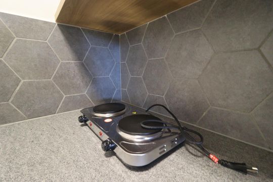 Cozinha de kitnet/studio para alugar com 1 quarto, 39m² em Santa Luzia, Ribeirão Preto