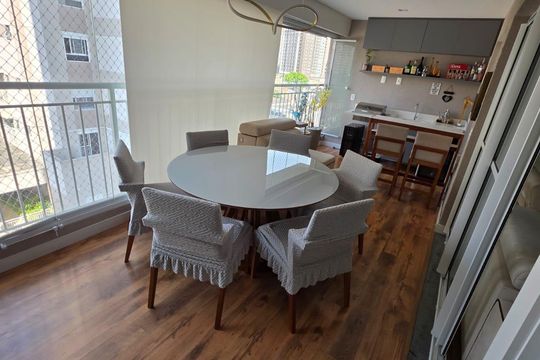 Varanda de apartamento à venda com 3 quartos, 82m² em Santo Amaro, São Paulo