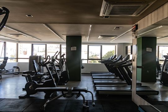 Área comum - Academia de apartamento para alugar com 1 quarto, 80m² em Barro Preto, Belo Horizonte