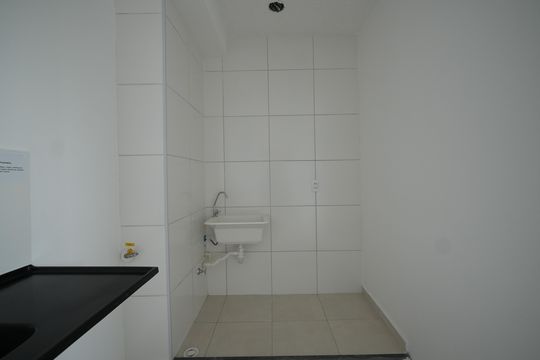 Área de Serviço de apartamento à venda com 2 quartos, 36m² em Santa Maria, Santo André