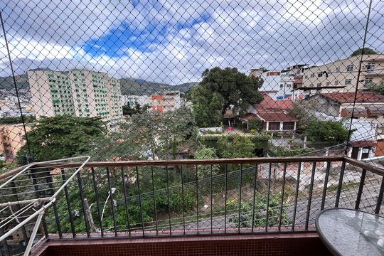 Varanda da Sala de apartamento à venda com 2 quartos, 57m² em Todos Os Santos, Rio de Janeiro