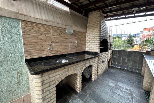 Área comum - Churrasqueira de apartamento à venda com 2 quartos, 57m² em Todos Os Santos, Rio de Janeiro