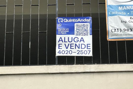 Fachada + placa de apartamento à venda com 2 quartos, 57m² em Todos Os Santos, Rio de Janeiro