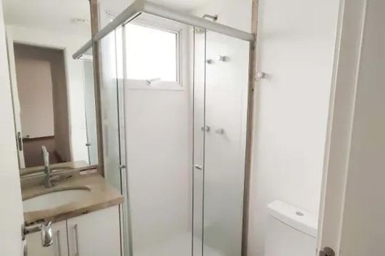 Banheiro da Suíte de apartamento para alugar com 3 quartos, 90m² em Vila Romana, São Paulo