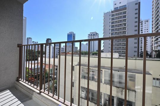 Varanda de kitnet/studio à venda com 1 quarto, 25m² em Vila Olímpia, São Paulo