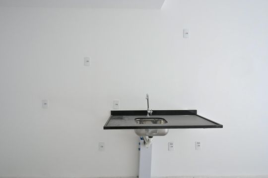 Cozinha de kitnet/studio à venda com 1 quarto, 25m² em Vila Olímpia, São Paulo