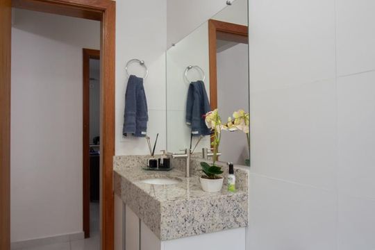 Banheiro de apartamento para alugar com 3 quartos, 110m² em Vila Jardim Leblon, Belo Horizonte