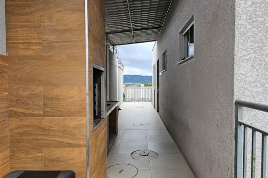 Área comum - Churrasqueira de apartamento para alugar com 2 quartos, 40m² em Cosmos, Rio de Janeiro