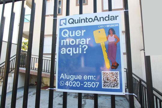 placa de apartamento para alugar com 2 quartos, 36m² em Vila Guilhermina, São Paulo