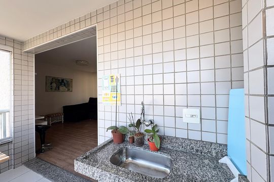 Varanda da Sala de apartamento à venda com 3 quartos, 103m² em Vila Primavera, São Paulo