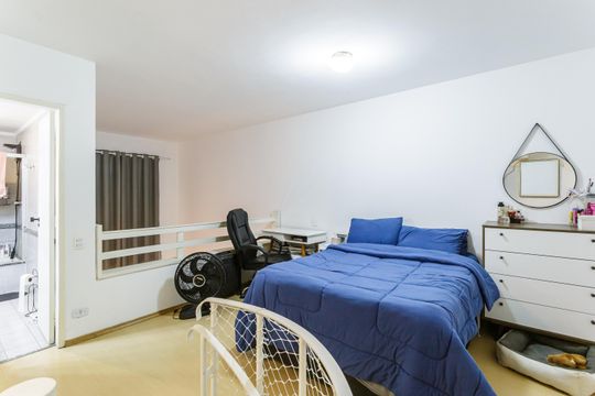 Quarto de apartamento à venda com 1 quarto, 53m² em Moema, São Paulo