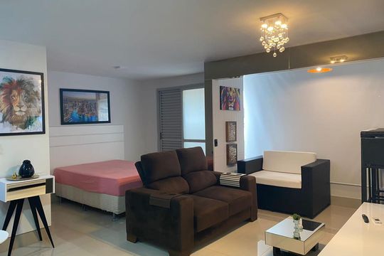 Sala/Quarto de apartamento para alugar com 1 quarto, 41m² em Setor Central, Goiânia