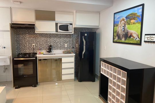 Sala/Quarto de apartamento para alugar com 1 quarto, 41m² em Setor Central, Goiânia