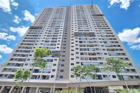 Fachada de apartamento à venda com 2 quartos, 55m² em Vila Anastácio, São Paulo