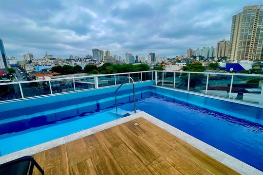 Área comum - Piscina de apartamento para alugar com 3 quartos, 60m² em Jardim Madeirense, Guarulhos