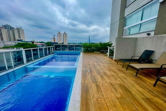 Área comum - Piscina de apartamento para alugar com 3 quartos, 60m² em Jardim Madeirense, Guarulhos
