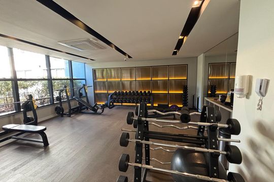 Área comum - Academia de apartamento para alugar com 1 quarto, 49m² em Petrópolis, Porto Alegre