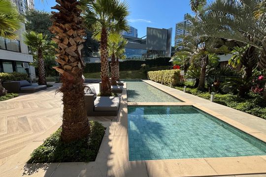 Área comum - Piscina de apartamento para alugar com 1 quarto, 49m² em Petrópolis, Porto Alegre
