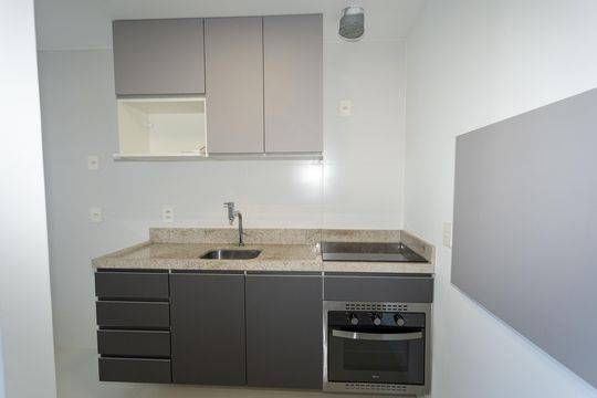 Cozinha de apartamento para alugar com 1 quarto, 49m² em Petrópolis, Porto Alegre