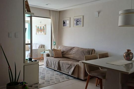 Sala de apartamento para alugar com 3 quartos, 110m² em Jardim Armação, Salvador