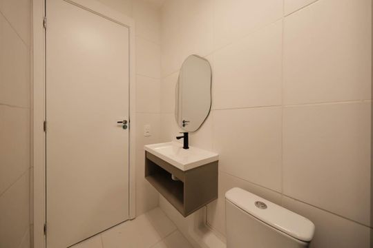Banheiro de apartamento à venda com 2 quartos, 33m² em Vila Silvia, São Paulo