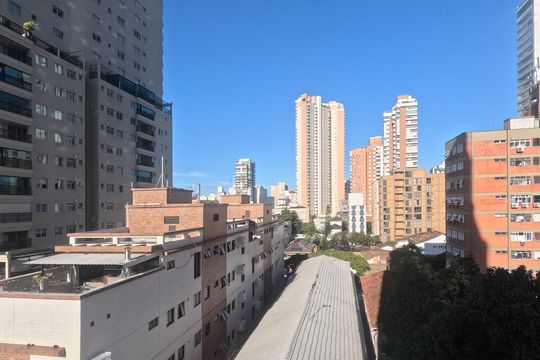 Vista da Varanda do Quarto 2 de apartamento para alugar com 3 quartos, 100m² em Embaré, Santos