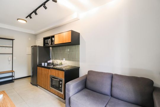 Sala/Quarto de apartamento à venda com 1 quarto, 30m² em Consolação, São Paulo