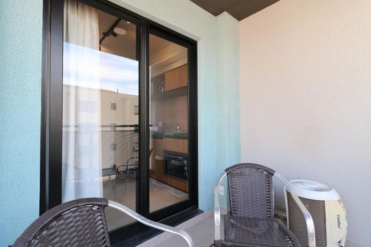 Varanda de apartamento à venda com 1 quarto, 34m² em Consolação, São Paulo