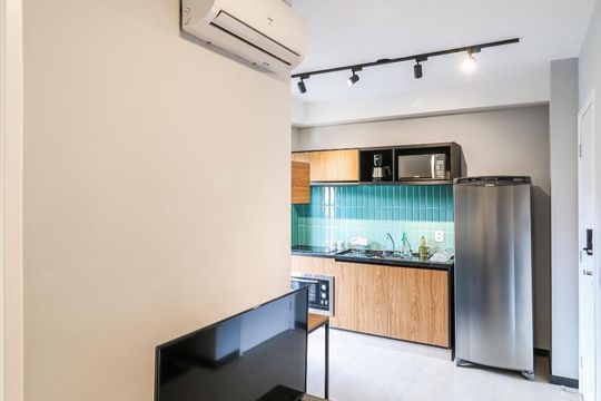Sala de apartamento à venda com 1 quarto, 34m² em Consolação, São Paulo