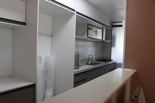 Cozinha de apartamento à venda com 3 quartos, 78m² em Barra da Tijuca, Rio de Janeiro