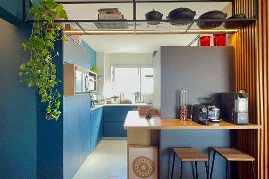 Cozinha de apartamento à venda com 1 quarto, 78m² em Pinheiros, São Paulo