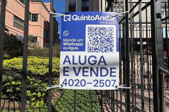 Placa de apartamento à venda com 1 quarto, 78m² em Pinheiros, São Paulo