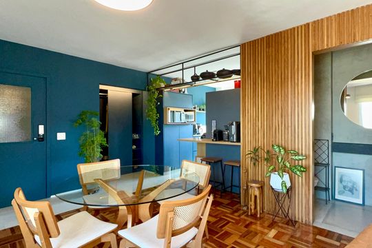 Sala de Jantar de apartamento à venda com 1 quarto, 78m² em Pinheiros, São Paulo