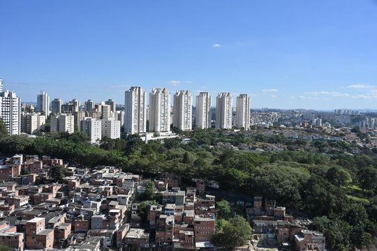 Vista do Quarto de apartamento para alugar com 1 quarto, 49m² em Fazenda Morumbi, São Paulo