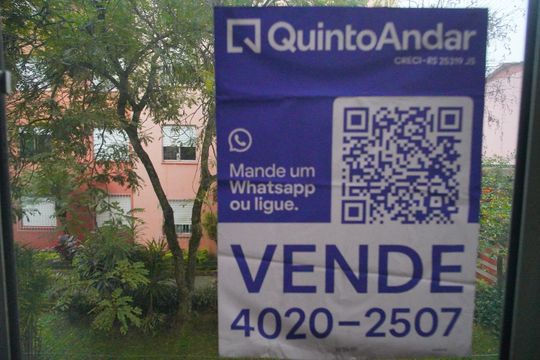 Placa de apartamento à venda com 3 quartos, 52m² em Canudos, Novo Hamburgo