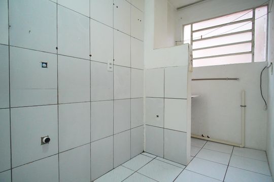 Cozinha de apartamento à venda com 3 quartos, 52m² em Canudos, Novo Hamburgo