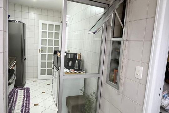 Área de serviço de apartamento à venda com 2 quartos, 60m² em Vila Andrade, São Paulo