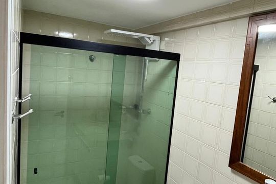 Banheiro de apartamento à venda com 2 quartos, 60m² em Vila Andrade, São Paulo