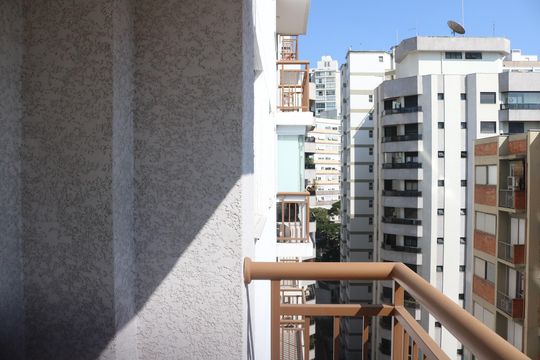 Varanda da Sala de apartamento à venda com 2 quartos, 40m² em Perdizes, São Paulo