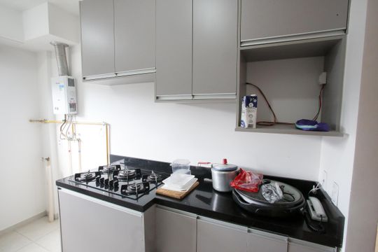 Cozinha de apartamento para alugar com 2 quartos, 50m² em Taquara, Rio de Janeiro