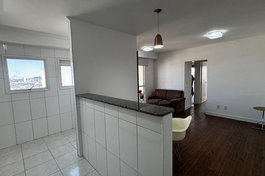 Sala - Sala de Jantar  de apartamento para alugar com 2 quartos, 67m² em Vila Valparaíso, Santo André