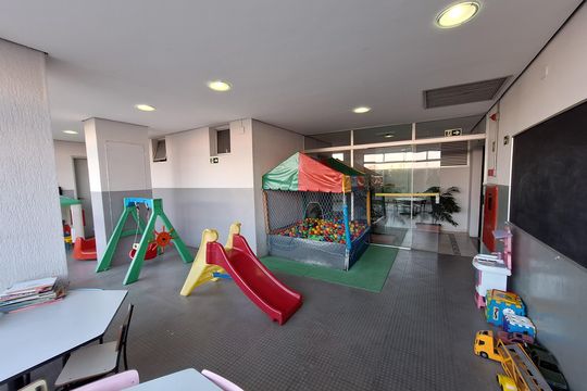 Área comum - Playground de apartamento à venda com 3 quartos, 76m² em Vila Sao Pedro, Santo André