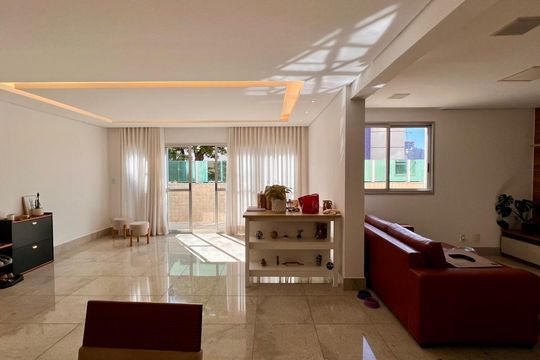 Sala de apartamento à venda com 4 quartos, 293m² em Santo Antônio, Belo Horizonte