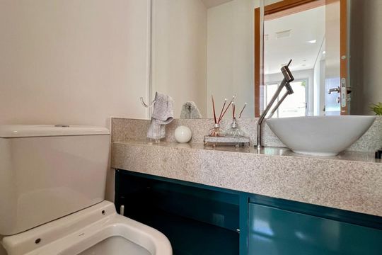 Lavabo de apartamento à venda com 4 quartos, 293m² em Santo Antônio, Belo Horizonte