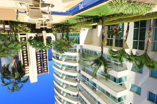 Área comum - Piscina de apartamento para alugar com 1 quarto, 46m² em Caminho das Árvores, Salvador