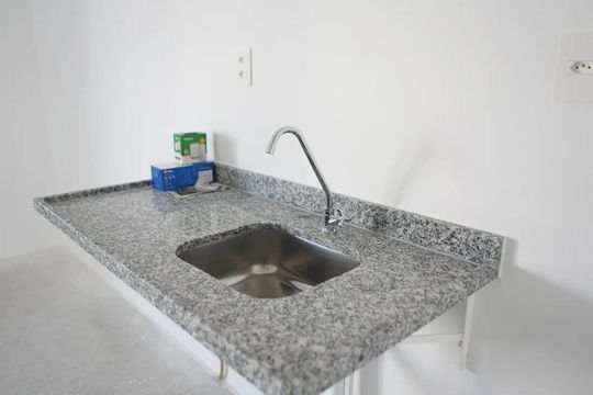 Cozinha de apartamento à venda com 1 quarto, 35m² em Belenzinho, São Paulo